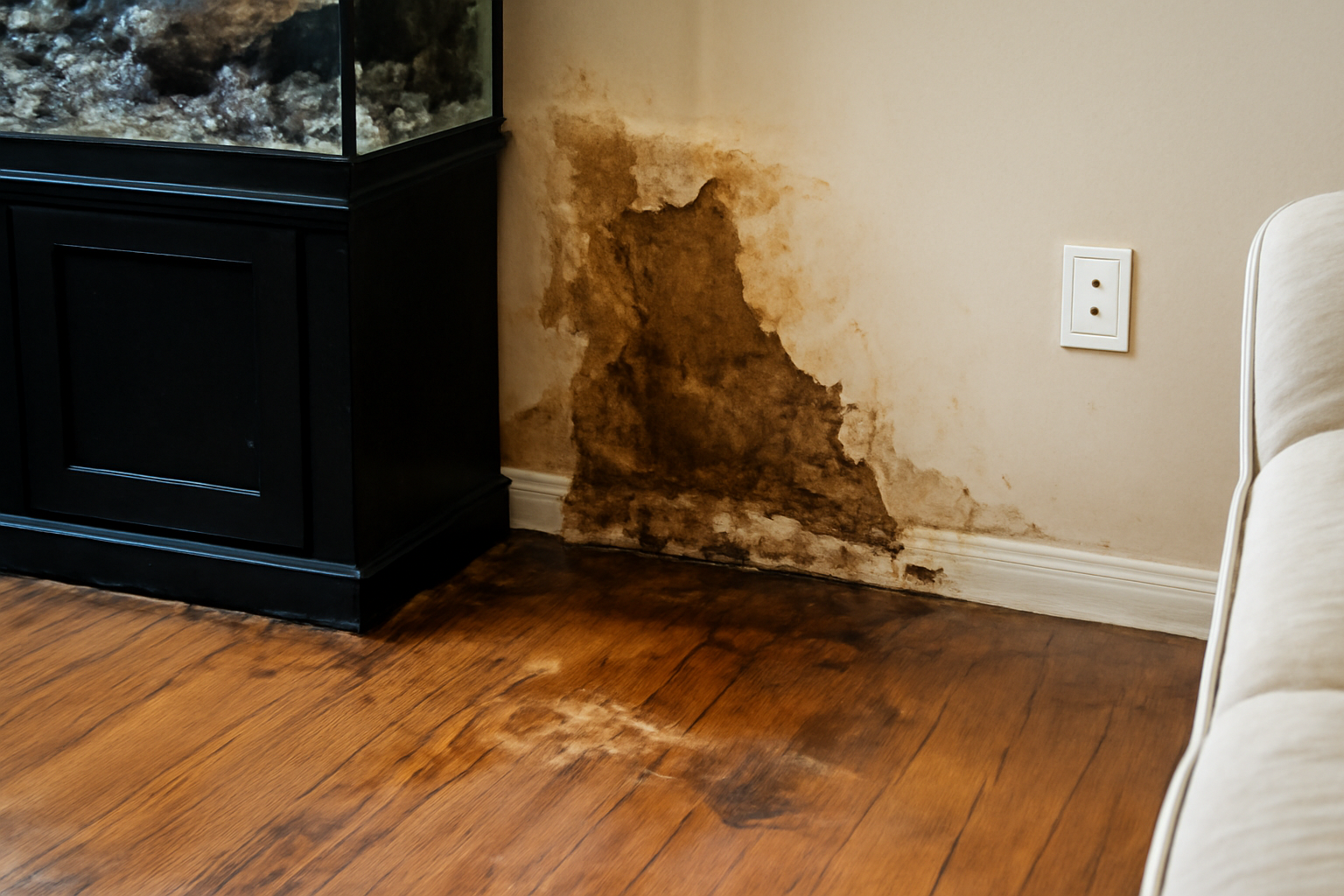 Aquarium Leak Water Removal in Cedarburg, WI