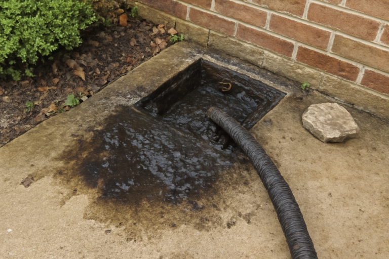 Clogged Drain Water Removal