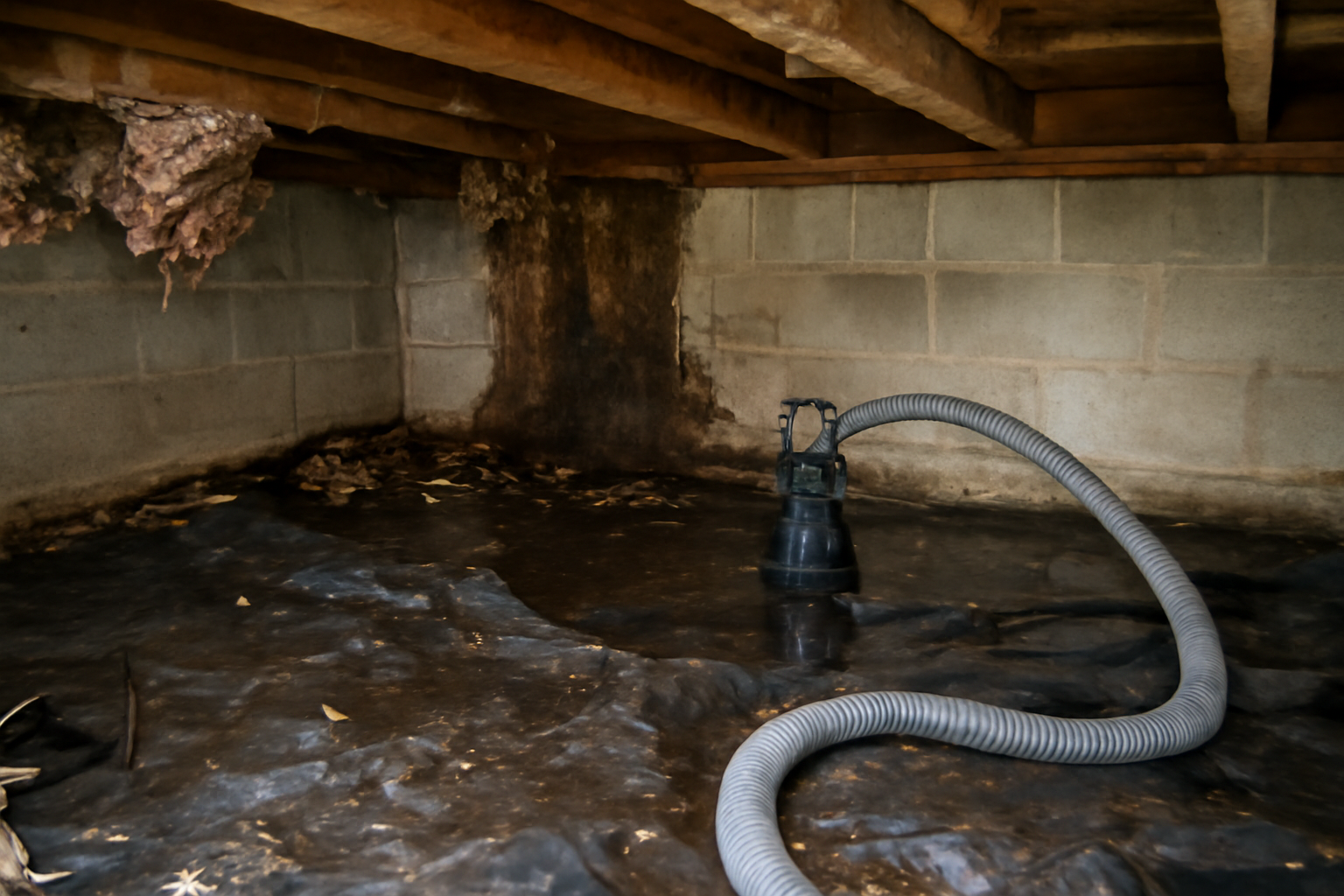 Crawl Space Water Extraction in Trenton, WI