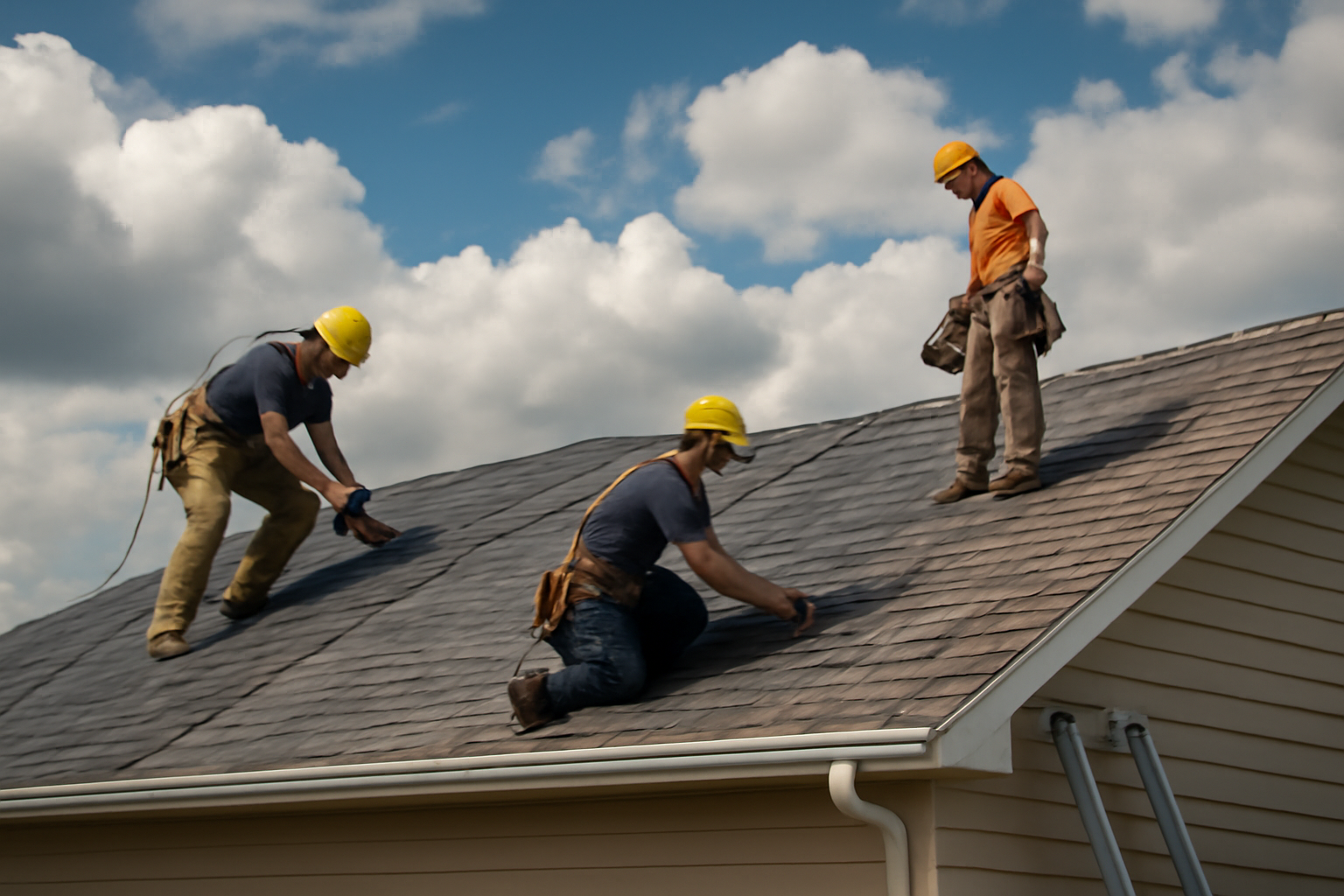 Storm damage repair service