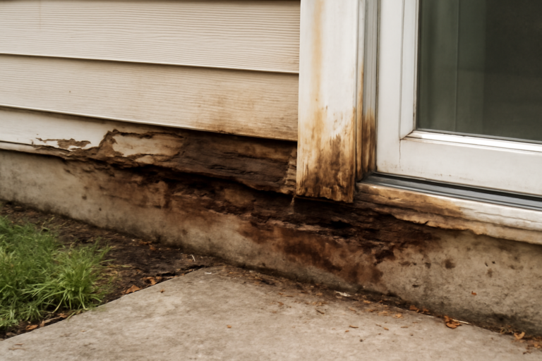 Wood Trim Water Damage Restoration
